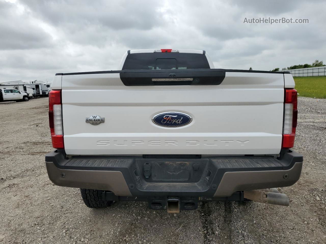 2019 Ford F350 Super Duty White vin: 1FT8W3BT1KEG85688