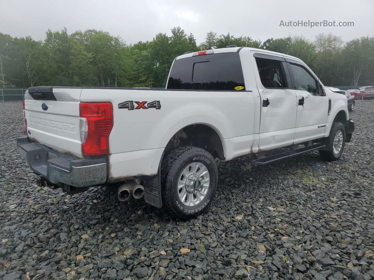 2020 Ford F350 Super Duty White vin: 1FT8W3BT1LEC35959