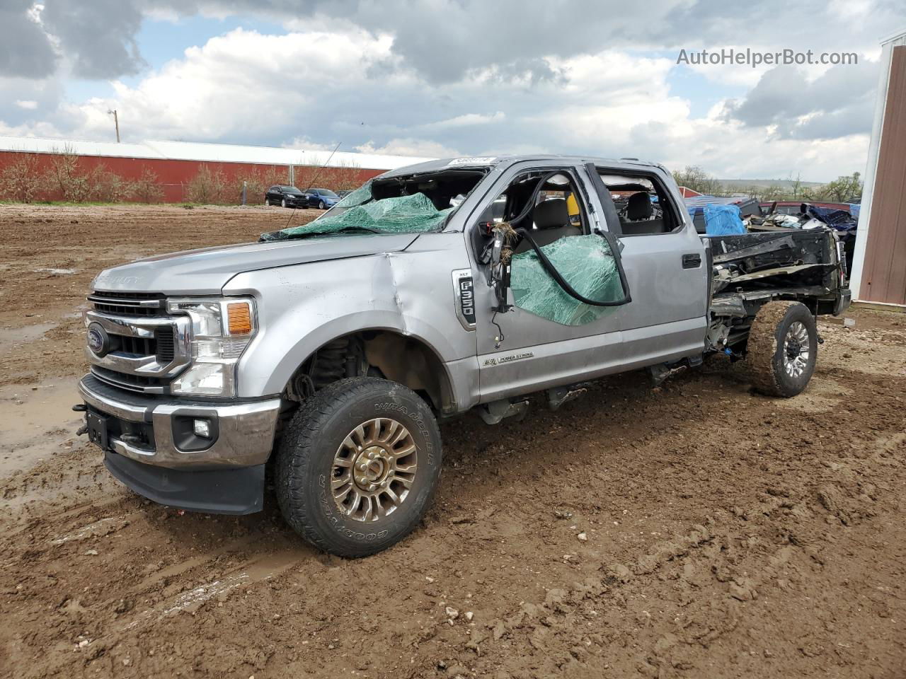 2020 Ford F350 Super Duty Silver vin: 1FT8W3BT1LED39397