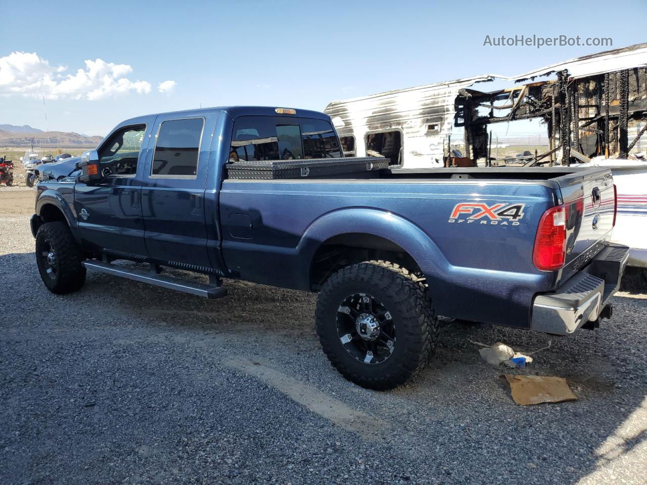 2014 Ford F350 Super Duty Blue vin: 1FT8W3BT2EEA73441