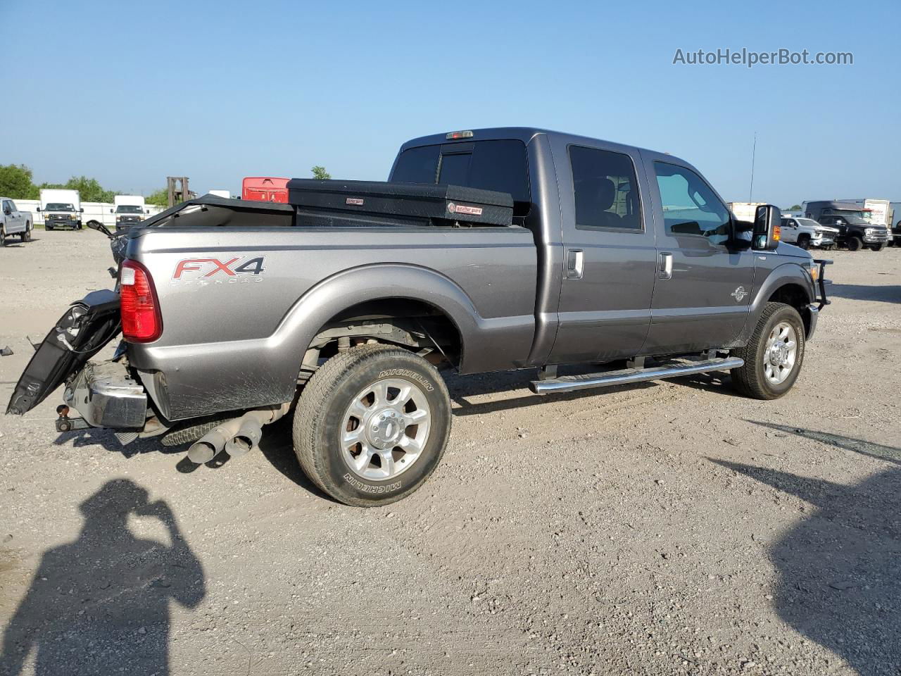 2014 Ford F350 Super Duty Gray vin: 1FT8W3BT2EEB06275