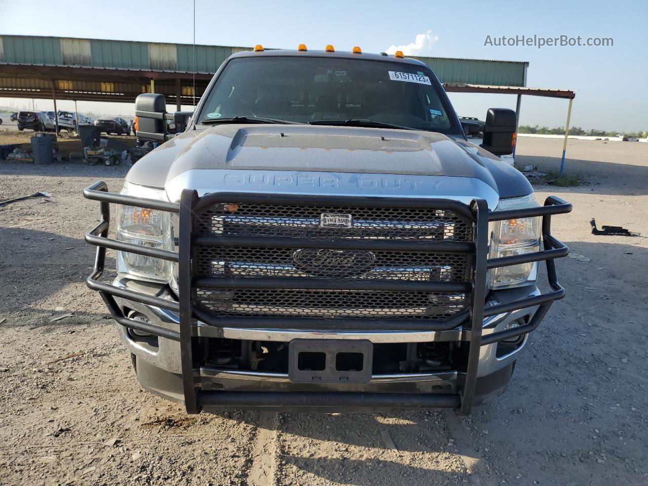 2014 Ford F350 Super Duty Gray vin: 1FT8W3BT2EEB06275