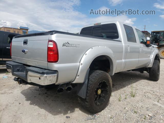 2014 Ford F350 Super Duty Silver vin: 1FT8W3BT2EEB18717