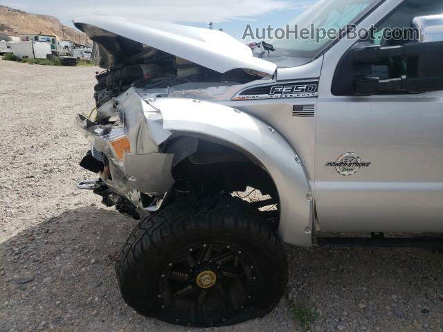 2014 Ford F350 Super Duty Silver vin: 1FT8W3BT2EEB18717