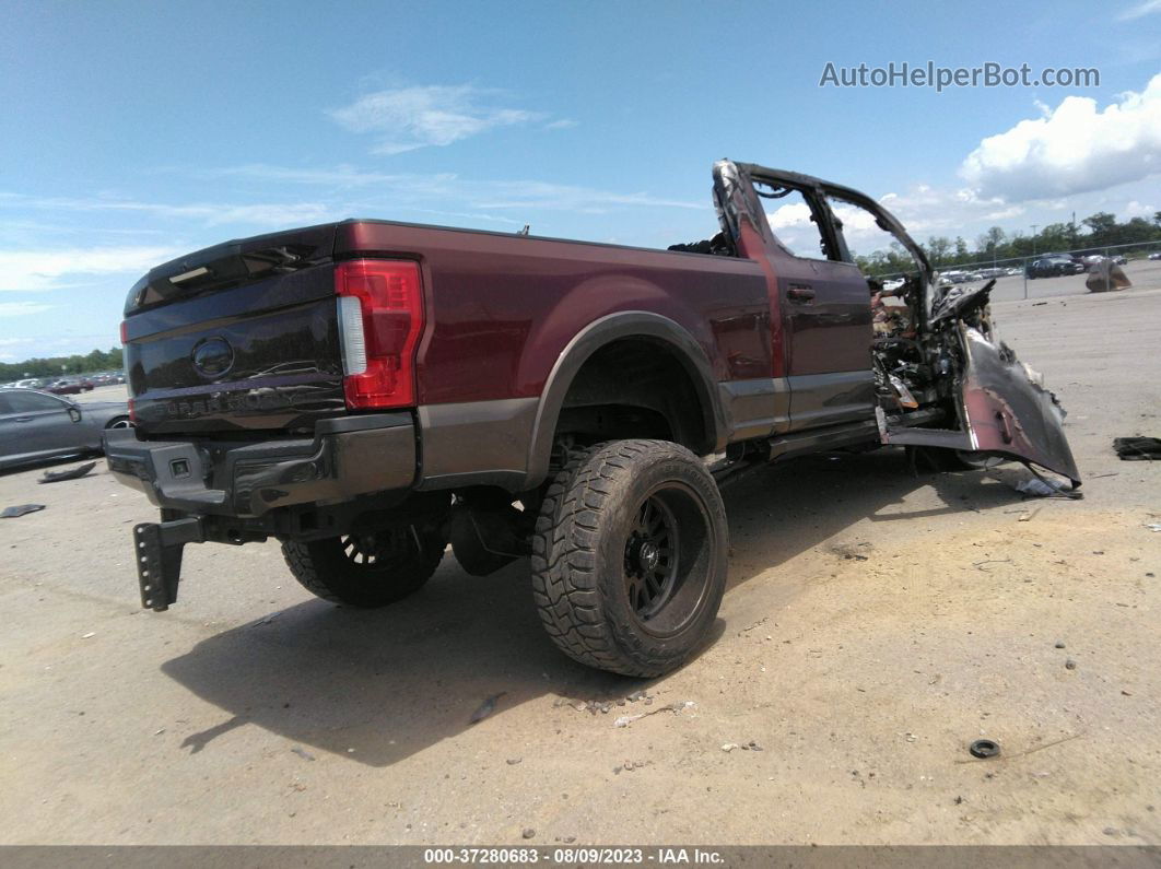 2017 Ford Super Duty F-350 Srw Platinum/xl/xlt/lariat Maroon vin: 1FT8W3BT2HEC76351