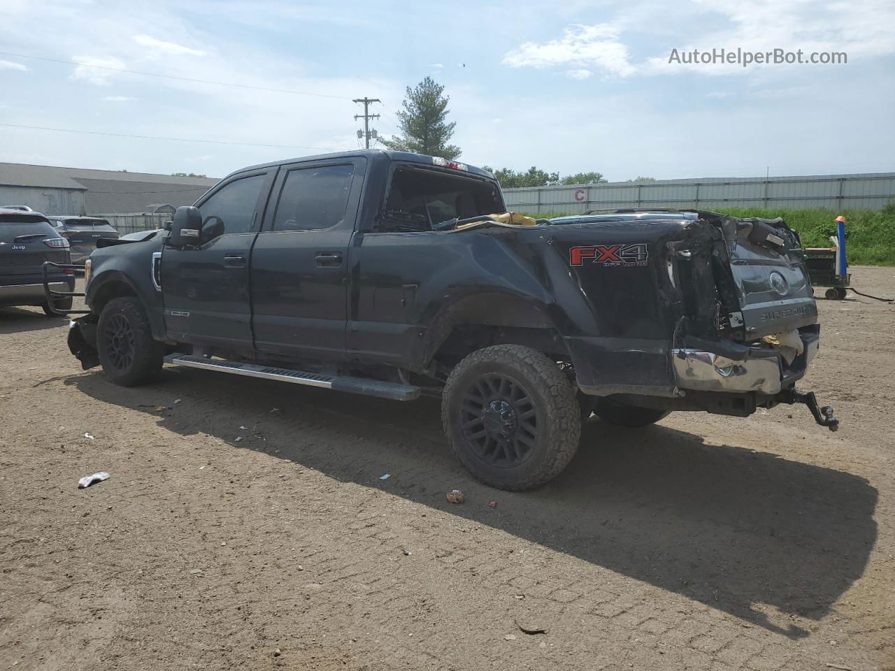 2017 Ford F350 Super Duty Черный vin: 1FT8W3BT2HEF12576