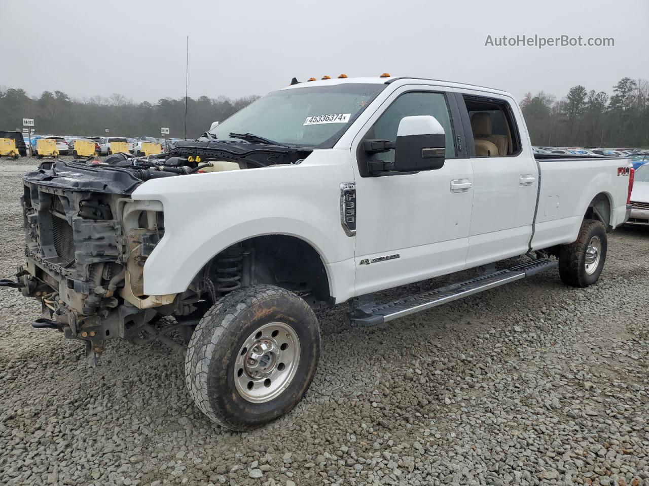 2019 Ford F350 Super Duty White vin: 1FT8W3BT2KEC21969