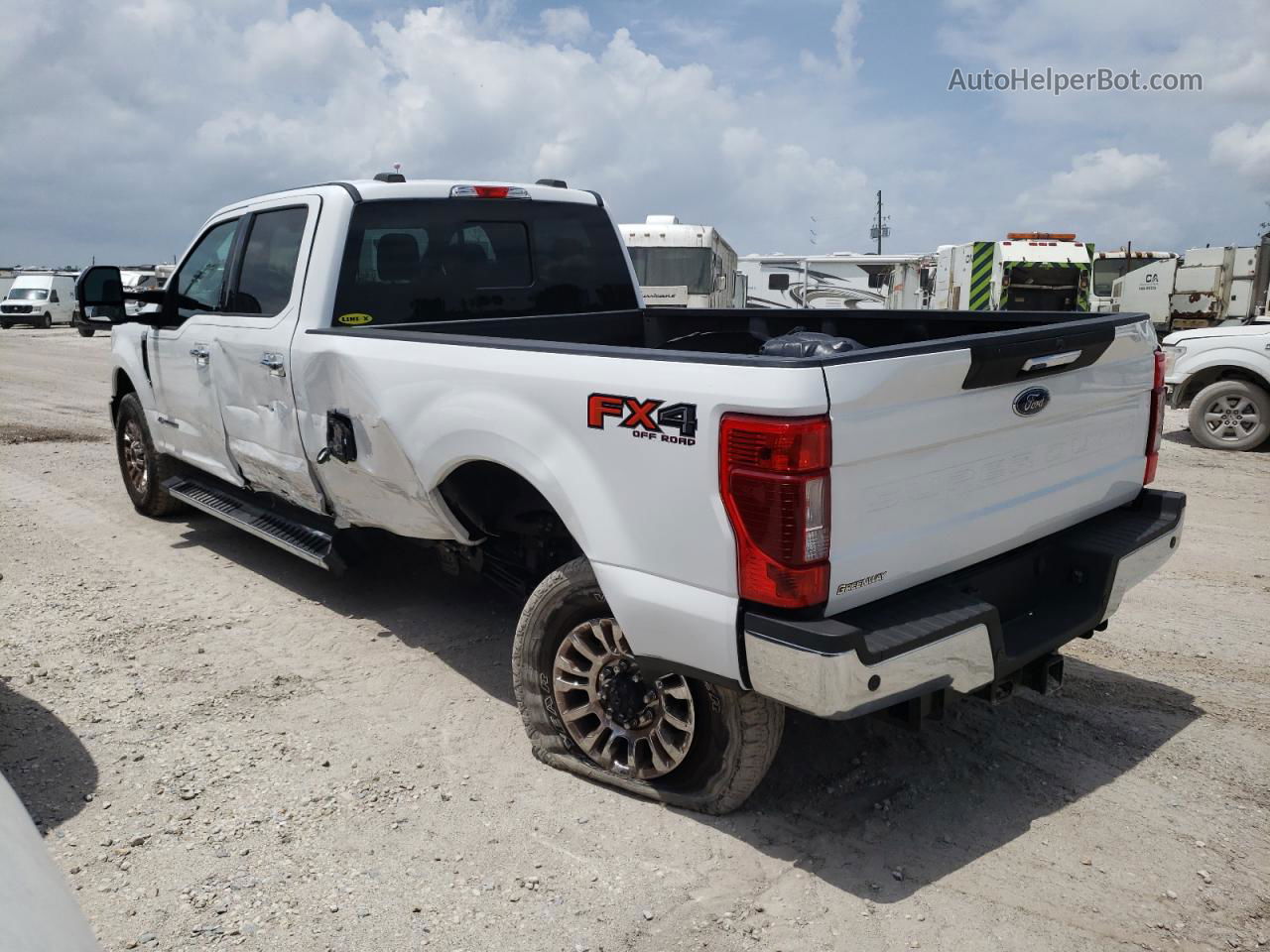 2020 Ford F350 Super Duty White vin: 1FT8W3BT2LED82856