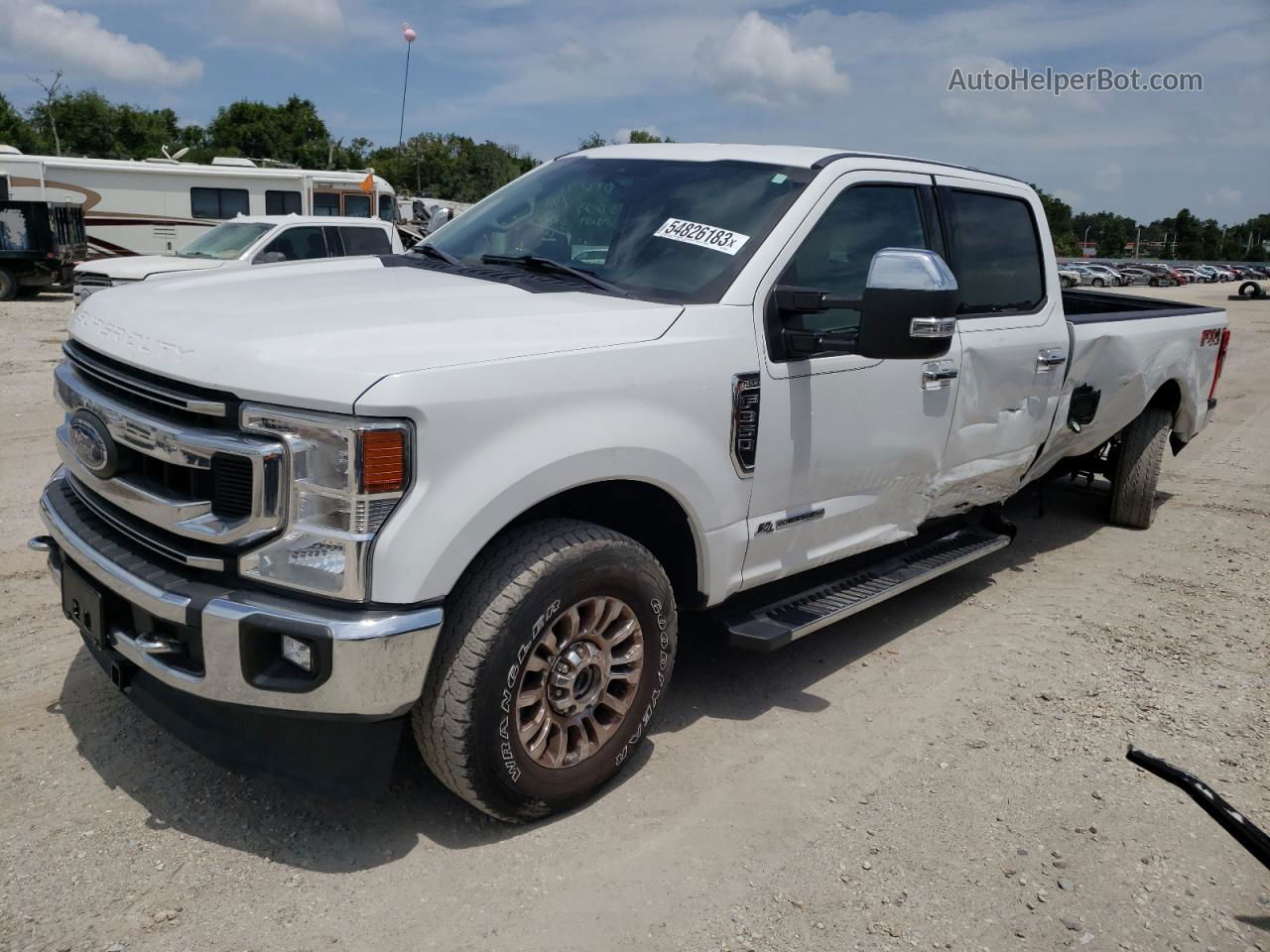 2020 Ford F350 Super Duty White vin: 1FT8W3BT2LED82856