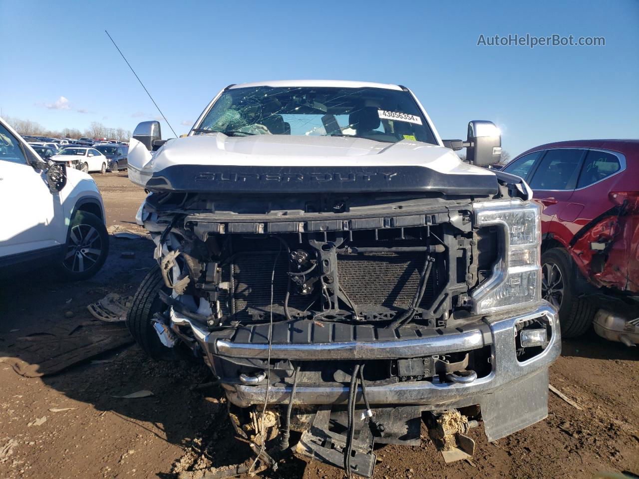 2020 Ford F350 Super Duty White vin: 1FT8W3BT2LEE49553