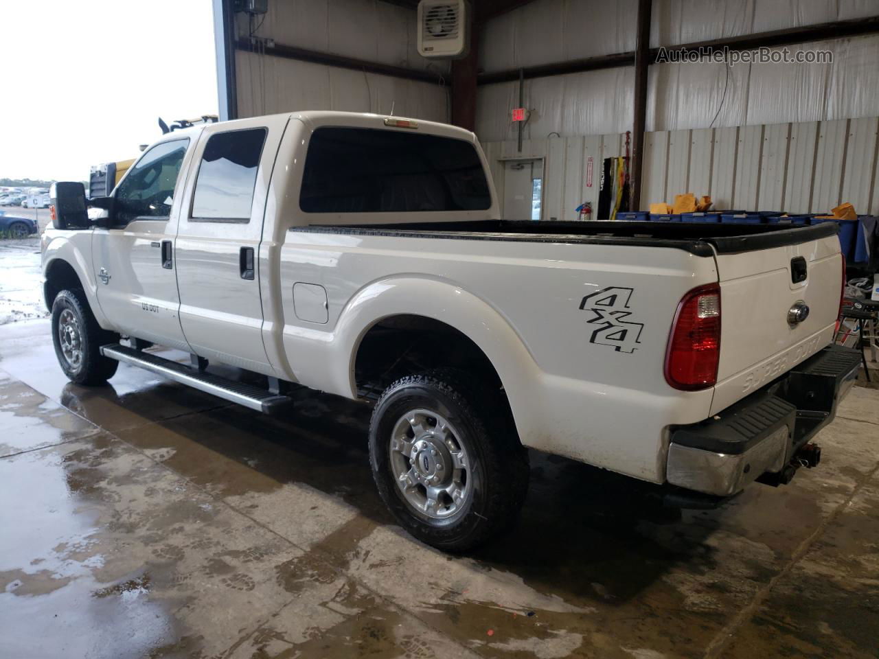 2014 Ford F350 Super Duty White vin: 1FT8W3BT3EEA88997