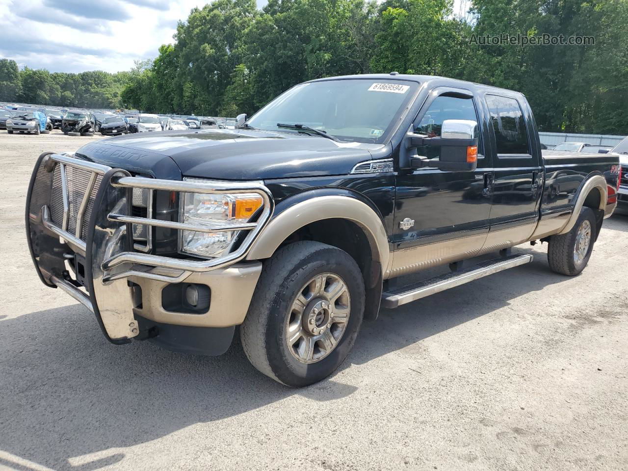 2014 Ford F350 Super Duty Черный vin: 1FT8W3BT3EEB63245