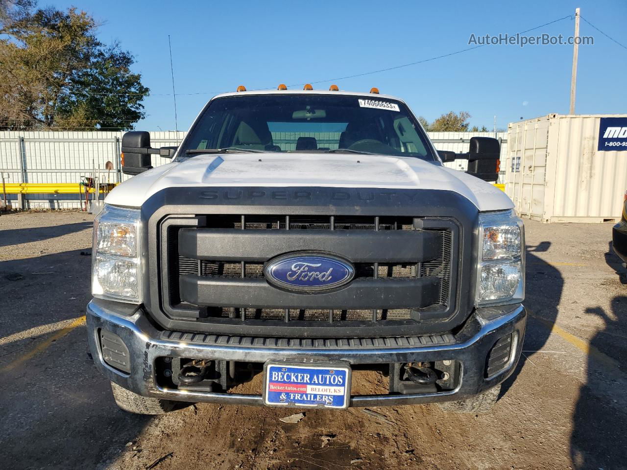 2016 Ford F350 Super Duty Белый vin: 1FT8W3BT3GEA08987