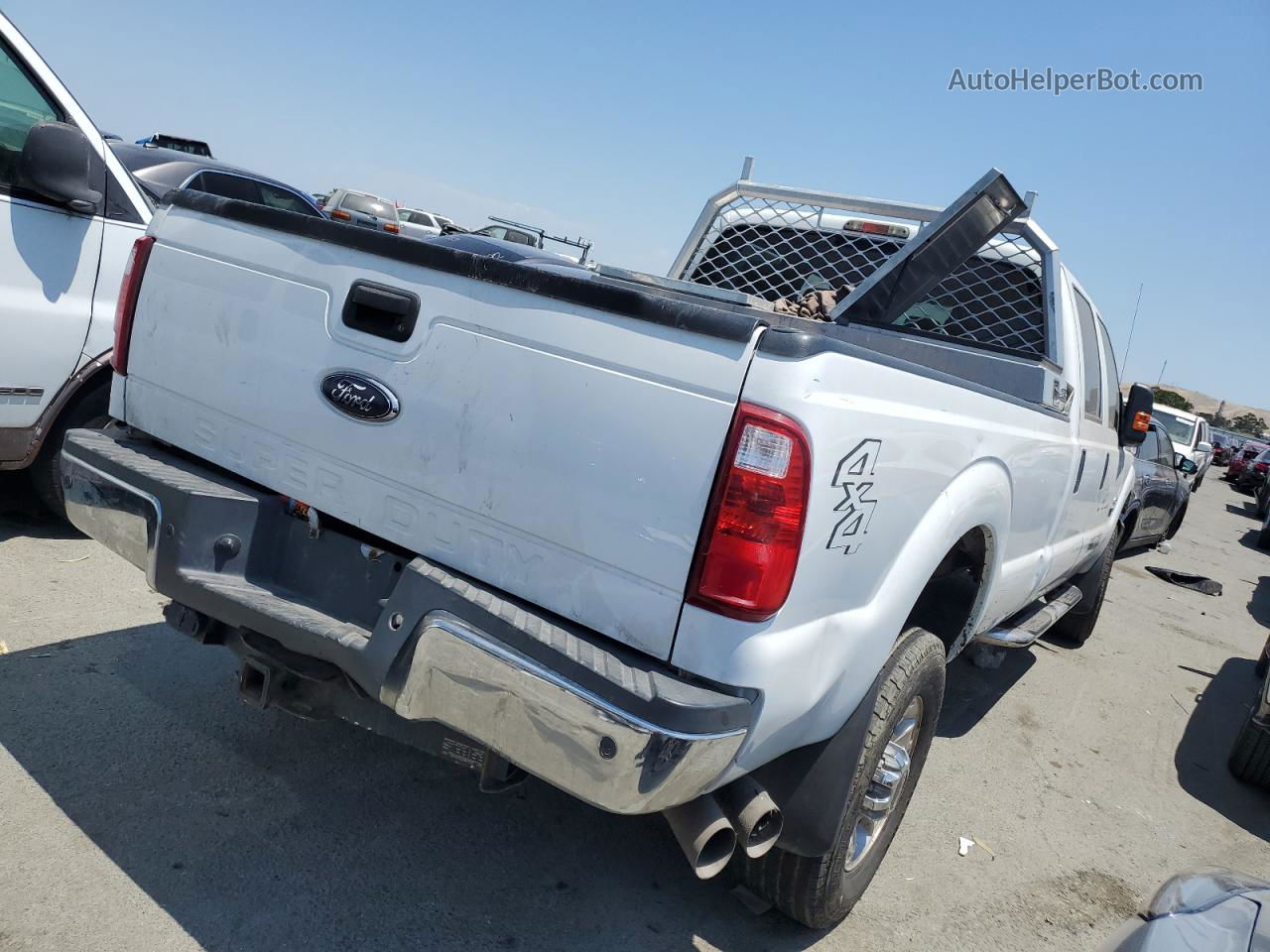 2016 Ford F350 Super Duty White vin: 1FT8W3BT3GEA15342