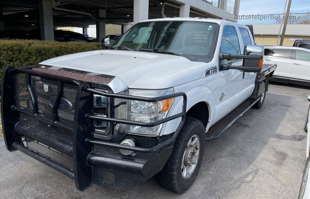 2016 Ford F350 Super Duty White vin: 1FT8W3BT3GEC97014