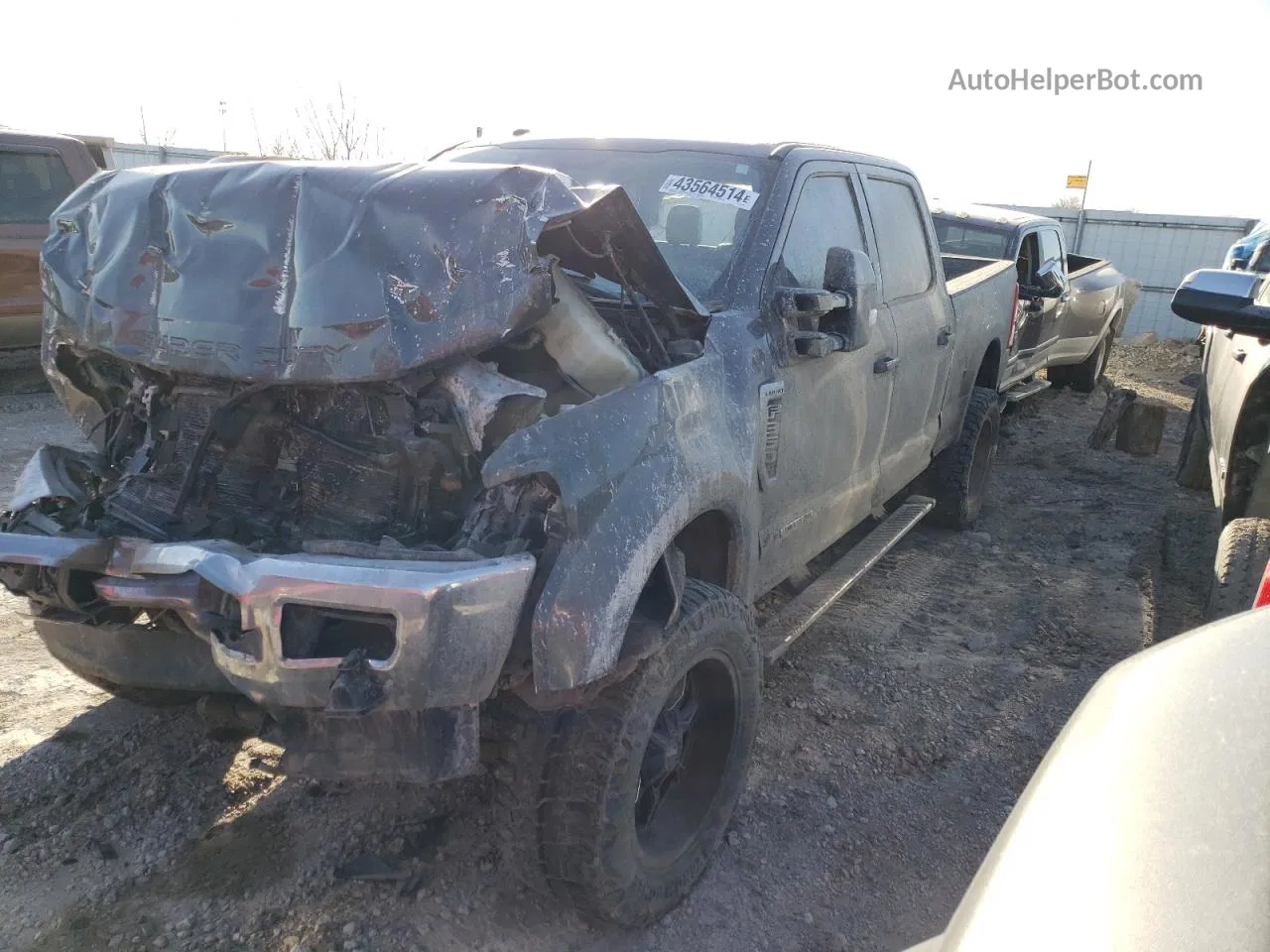 2017 Ford F350 Super Duty Gray vin: 1FT8W3BT3HEE67308