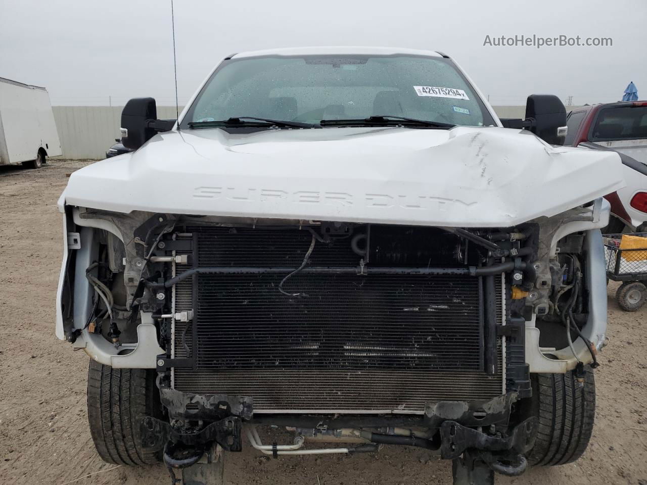 2019 Ford F350 Super Duty White vin: 1FT8W3BT3KEG85627