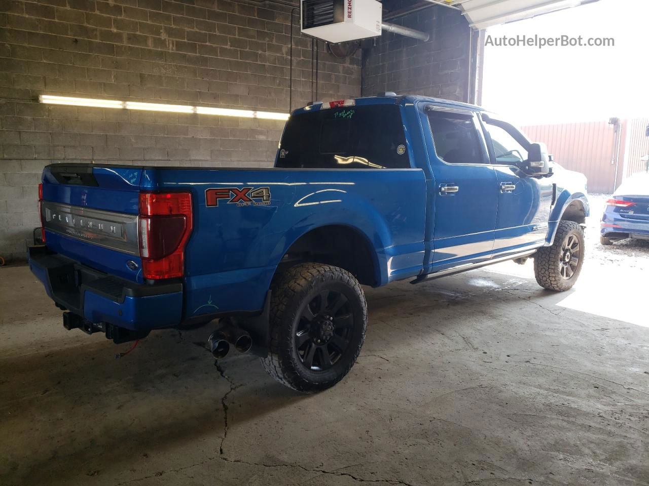 2020 Ford F350 Super Duty Blue vin: 1FT8W3BT3LEC91238