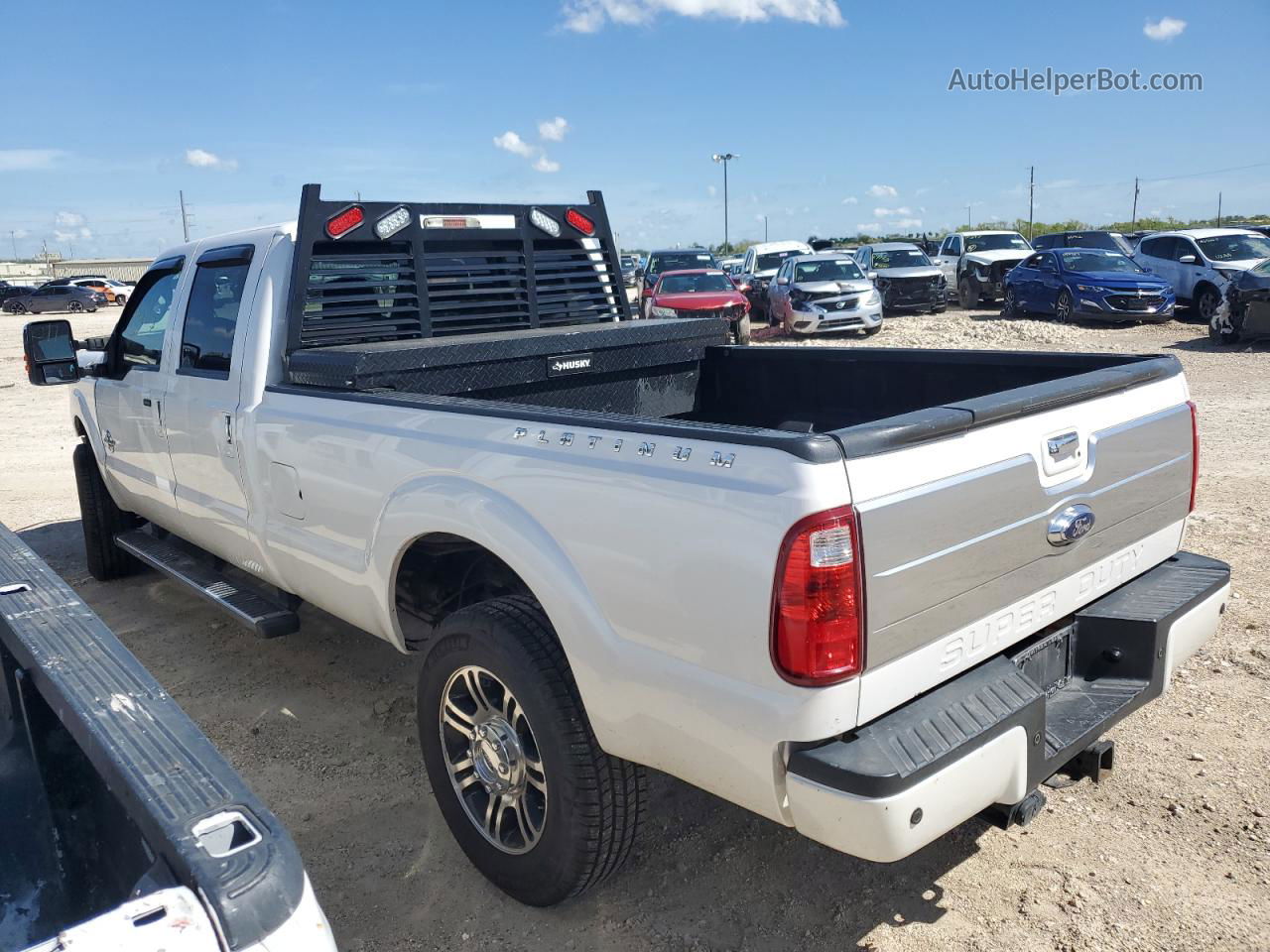 2016 Ford F350 Super Duty White vin: 1FT8W3BT4GEB13277