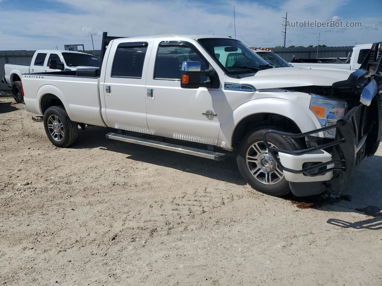 2016 Ford F350 Super Duty White vin: 1FT8W3BT4GEB13277