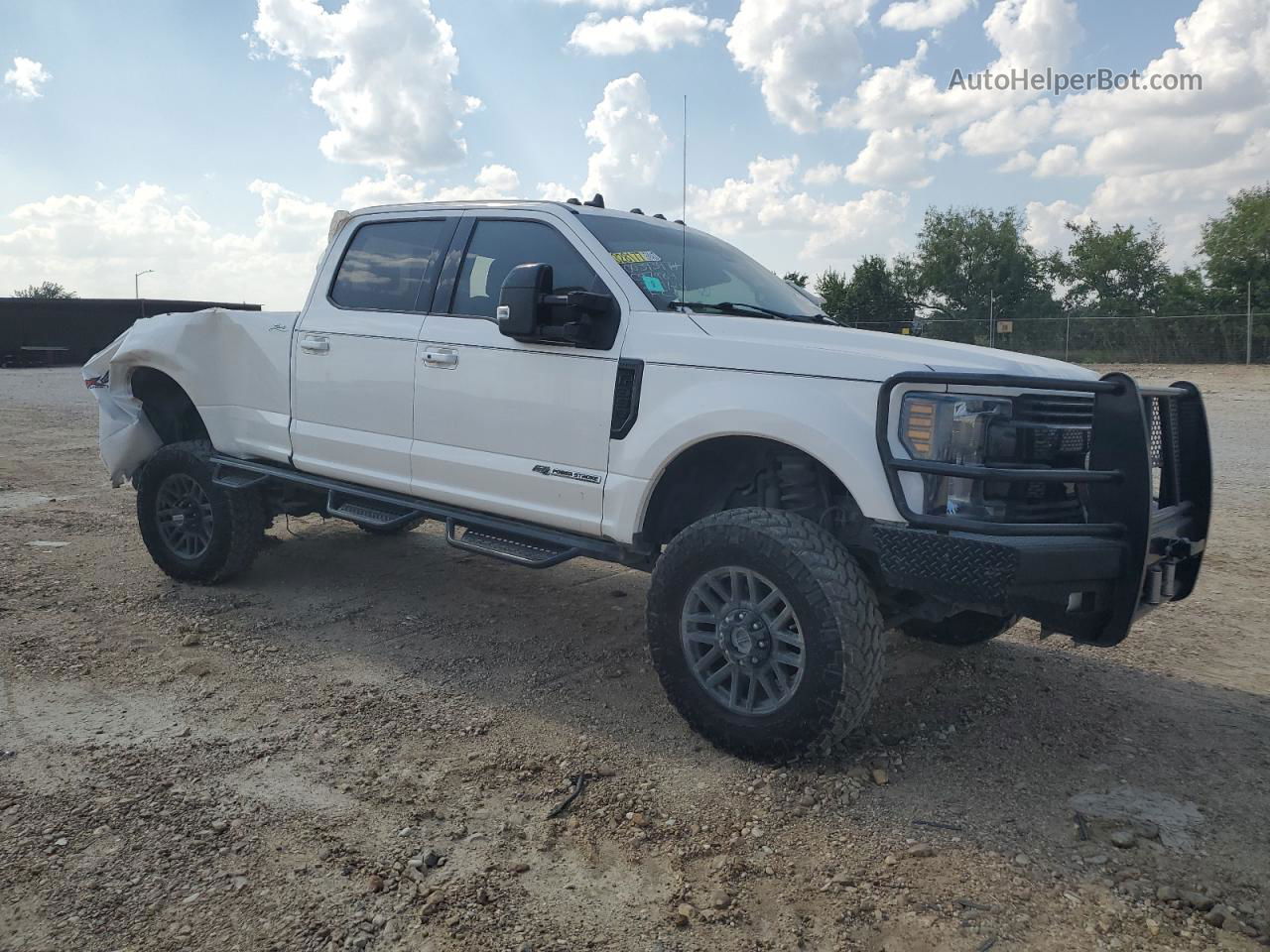 2019 Ford F350 Super Duty White vin: 1FT8W3BT4KEC97984