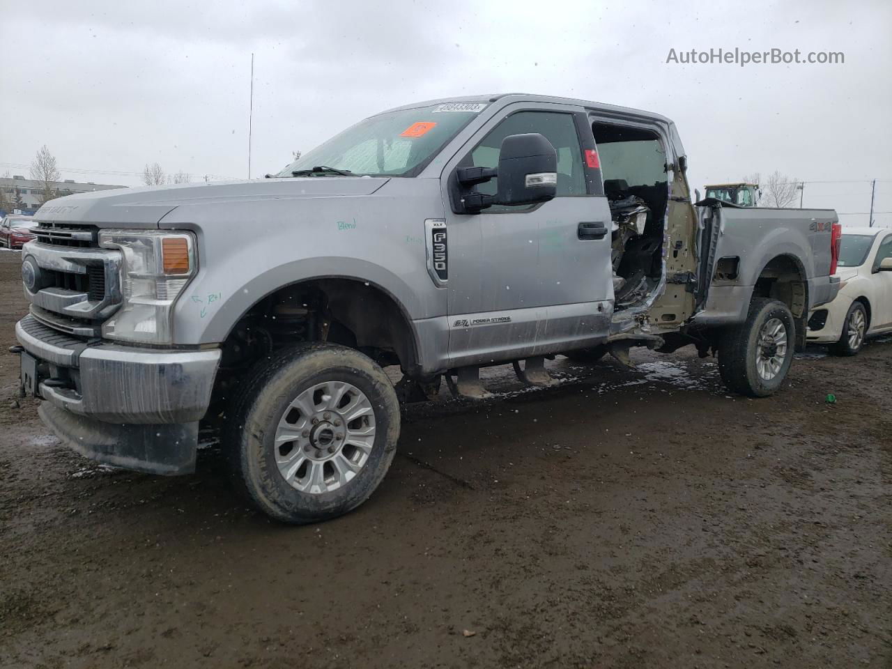 2020 Ford F350 Super Duty Серебряный vin: 1FT8W3BT4LED55948