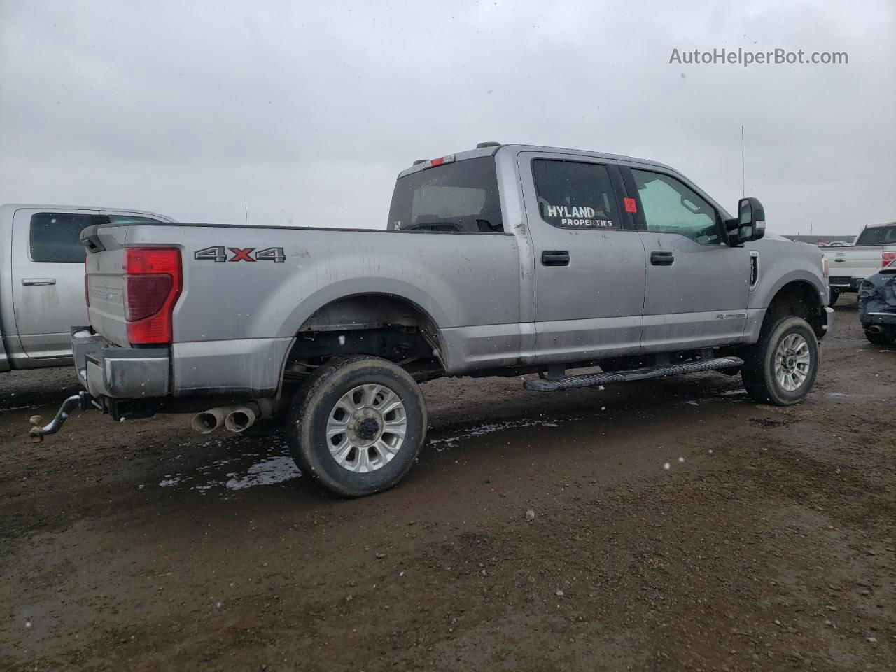 2020 Ford F350 Super Duty Silver vin: 1FT8W3BT4LED55948