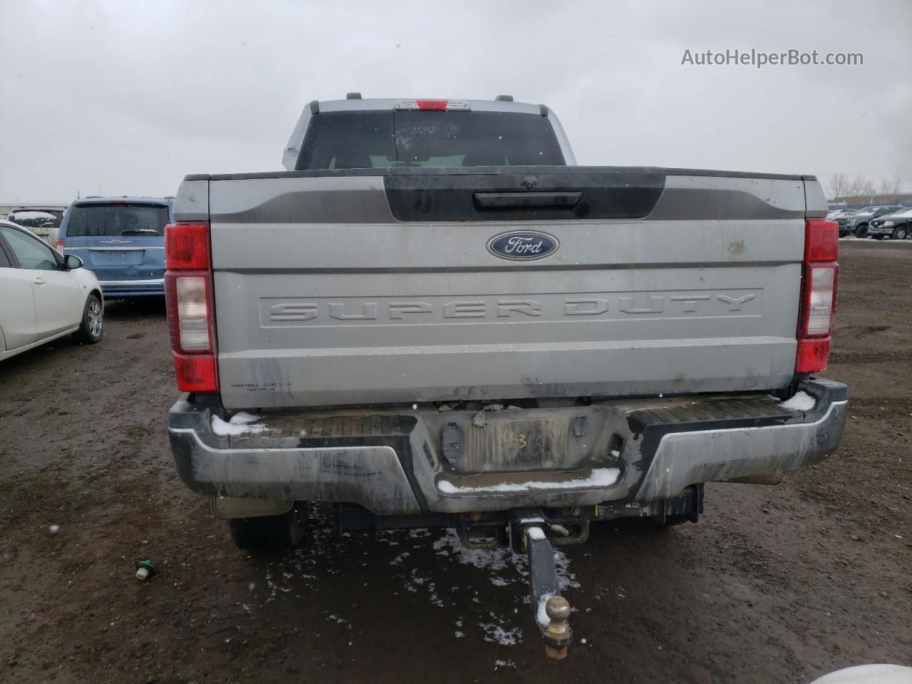 2020 Ford F350 Super Duty Серебряный vin: 1FT8W3BT4LED55948