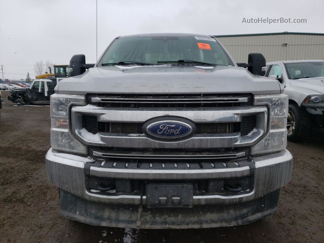 2020 Ford F350 Super Duty Silver vin: 1FT8W3BT4LED55948