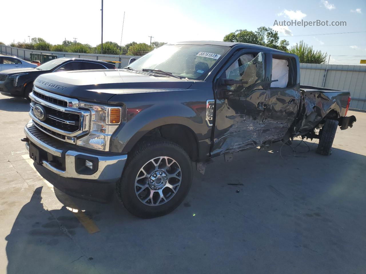 2020 Ford F350 Super Duty Gray vin: 1FT8W3BT4LEE18160