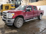 2014 Ford F350 Super Duty Red vin: 1FT8W3BT5EEA24606