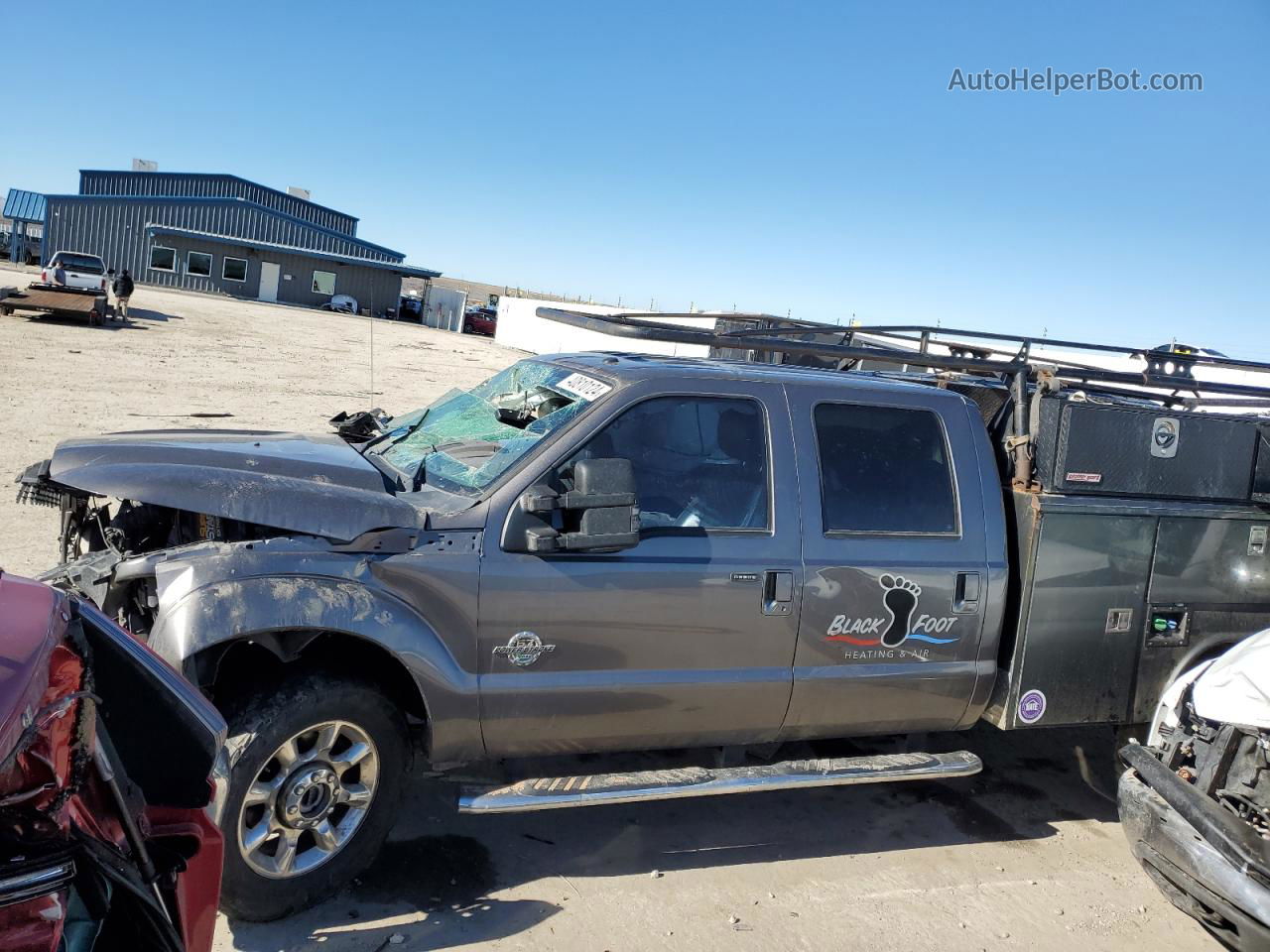 2014 Ford F350 Super Duty Gray vin: 1FT8W3BT5EEB07548