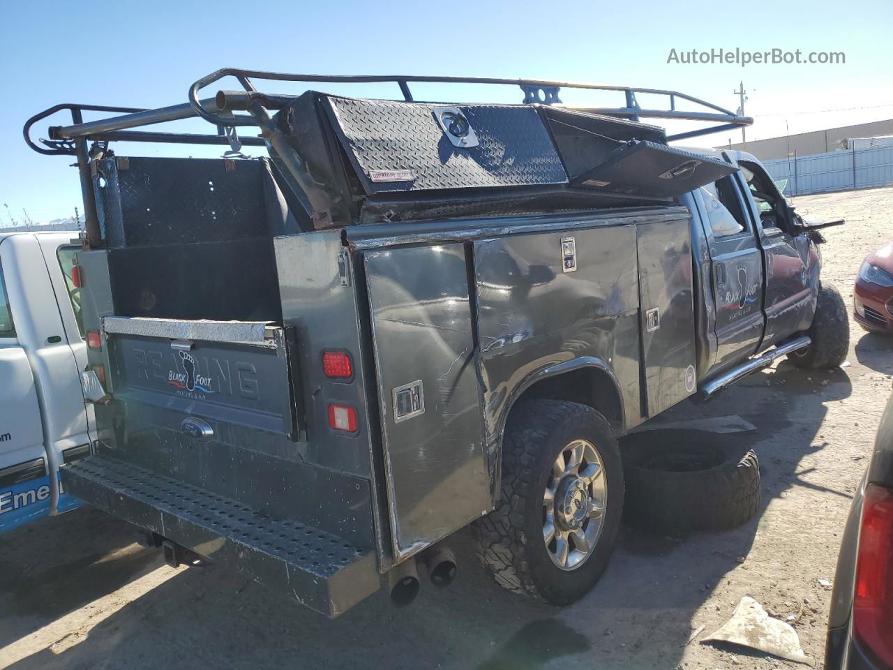 2014 Ford F350 Super Duty Gray vin: 1FT8W3BT5EEB07548