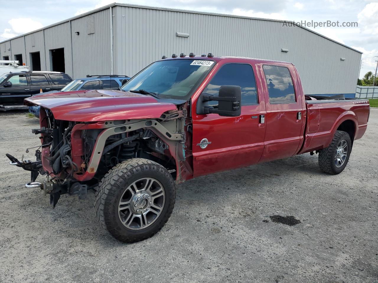 2016 Ford F350 Super Duty Red vin: 1FT8W3BT5GEA35379