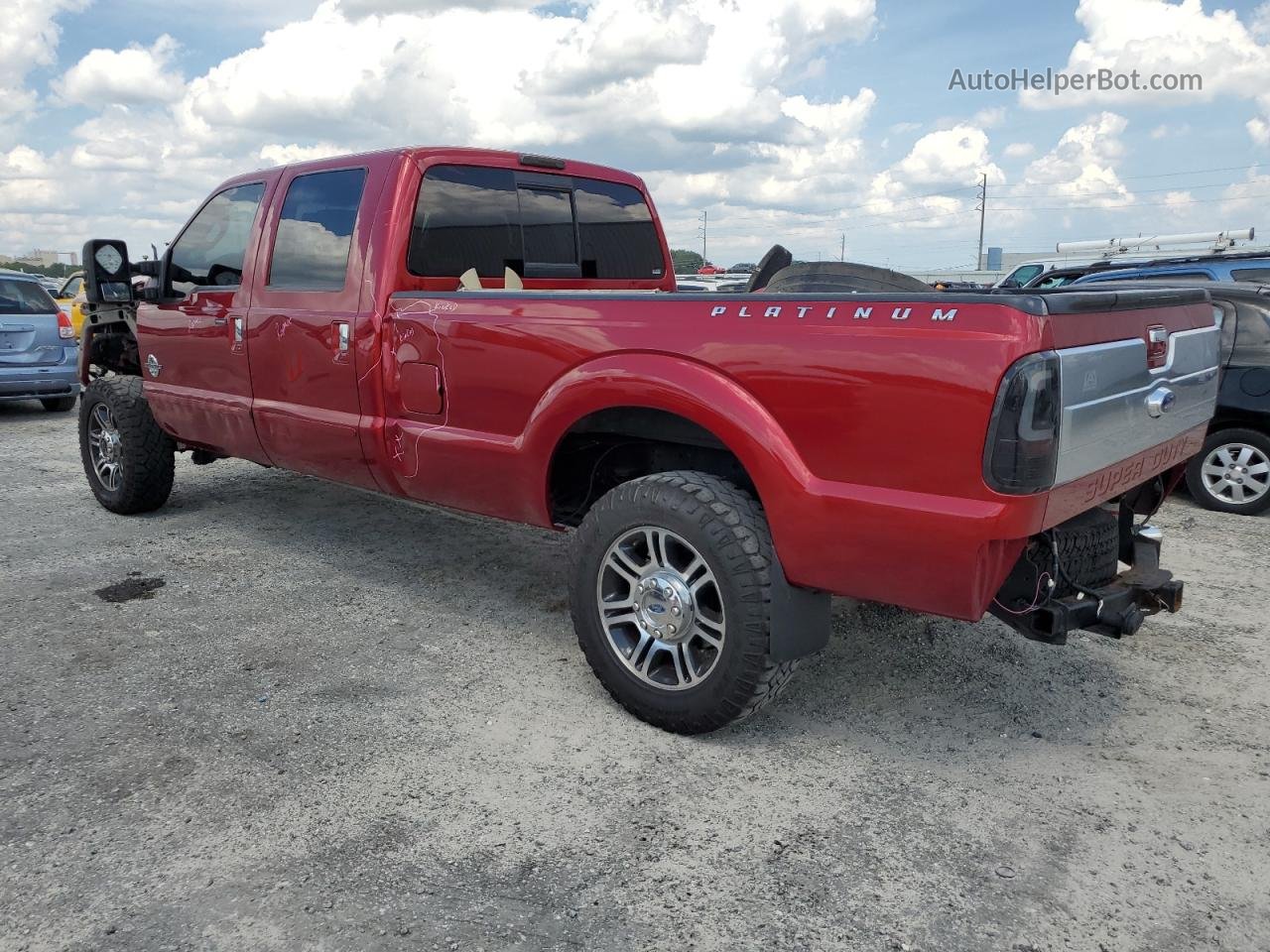 2016 Ford F350 Super Duty Red vin: 1FT8W3BT5GEA35379
