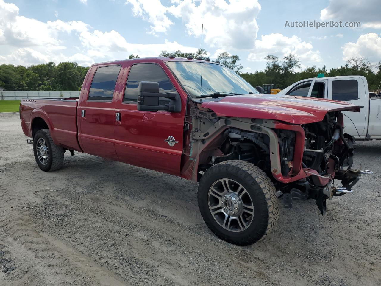 2016 Ford F350 Super Duty Red vin: 1FT8W3BT5GEA35379