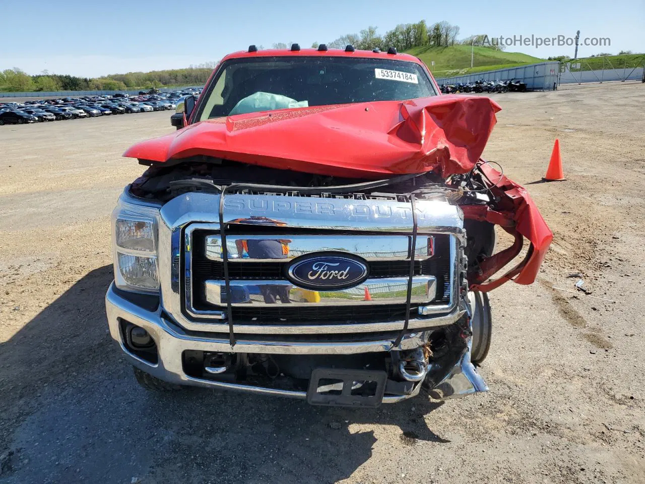 2016 Ford F350 Super Duty Red vin: 1FT8W3BT5GEB11909