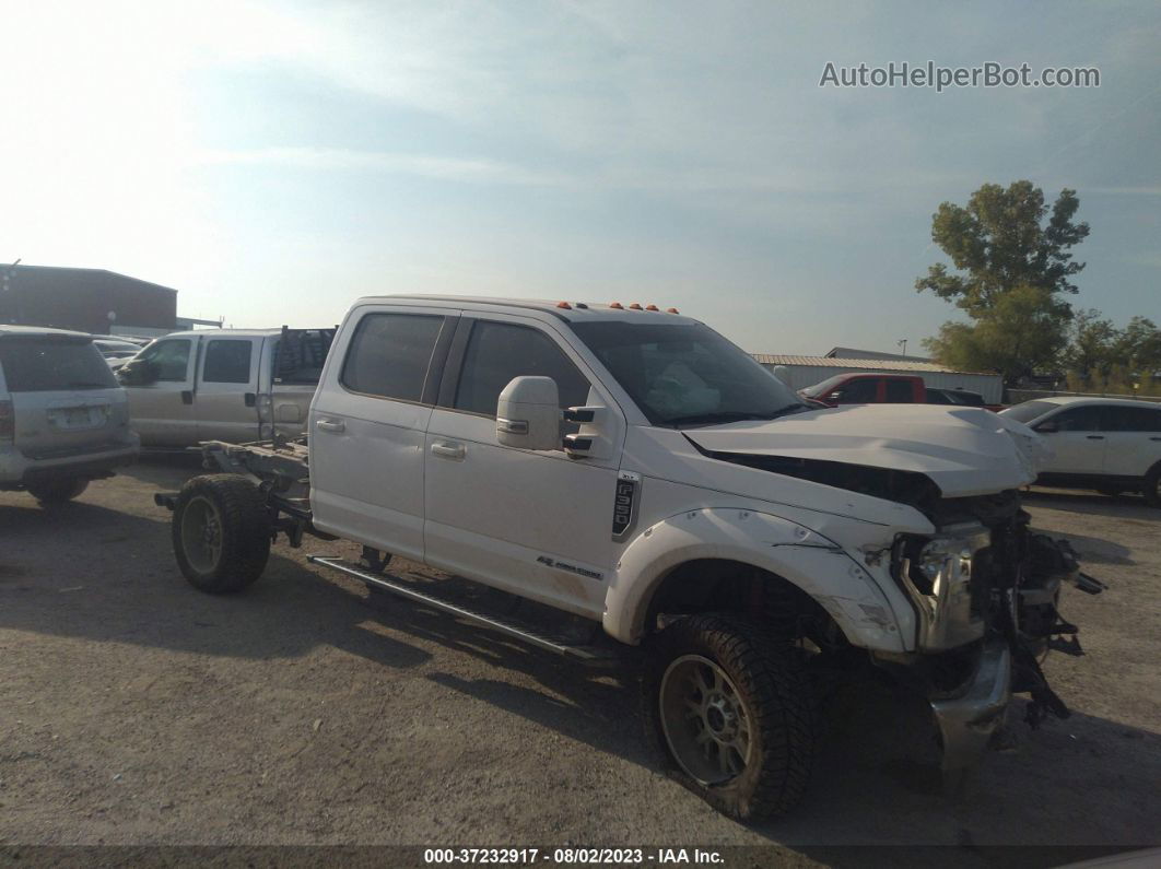 2017 Ford Super Duty F-350 Srw Platinum/xl/xlt/lariat White vin: 1FT8W3BT5HEF36435