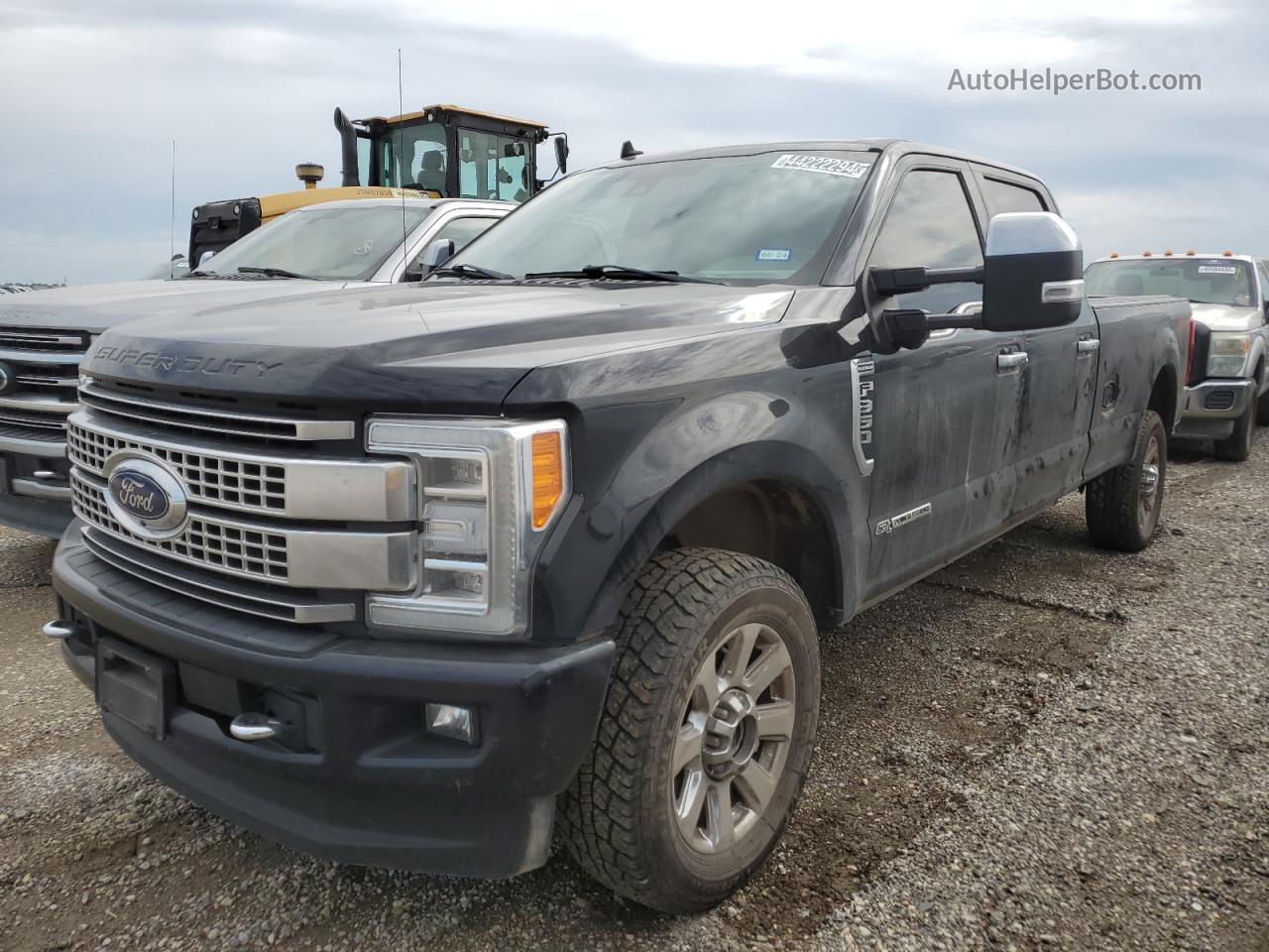 2019 Ford F350 Super Duty Black vin: 1FT8W3BT5KEE40344