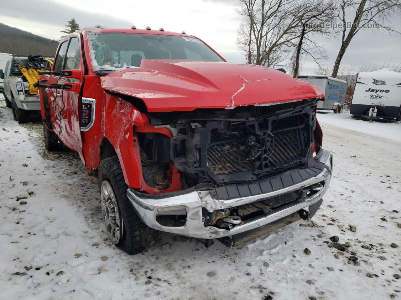 2020 Ford F350 Super Duty Red vin: 1FT8W3BT5LEC35916