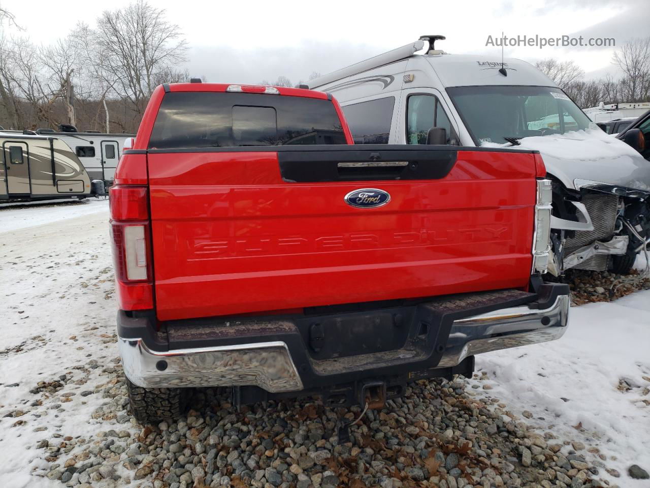 2020 Ford F350 Super Duty Red vin: 1FT8W3BT5LEC35916