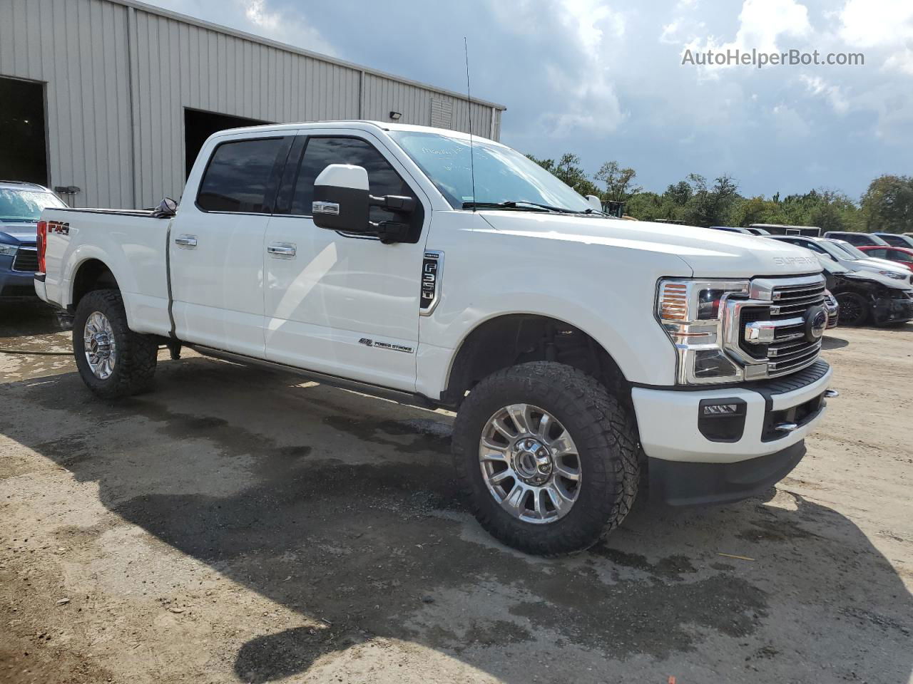 2020 Ford F350 Super Duty White vin: 1FT8W3BT5LEC37813