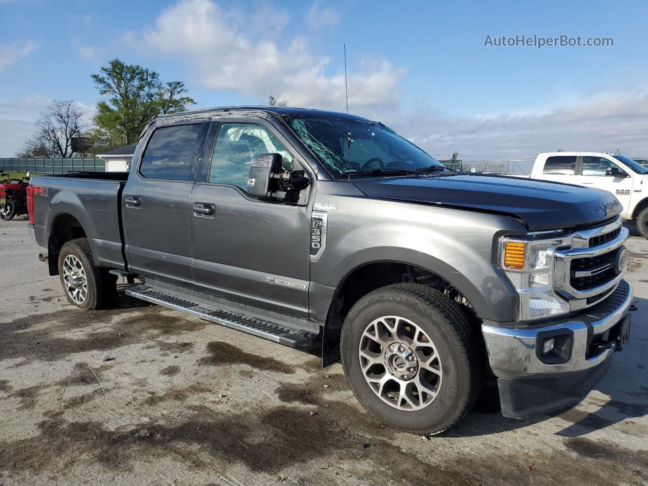 2020 Ford F350 Super Duty Gray vin: 1FT8W3BT5LED76470