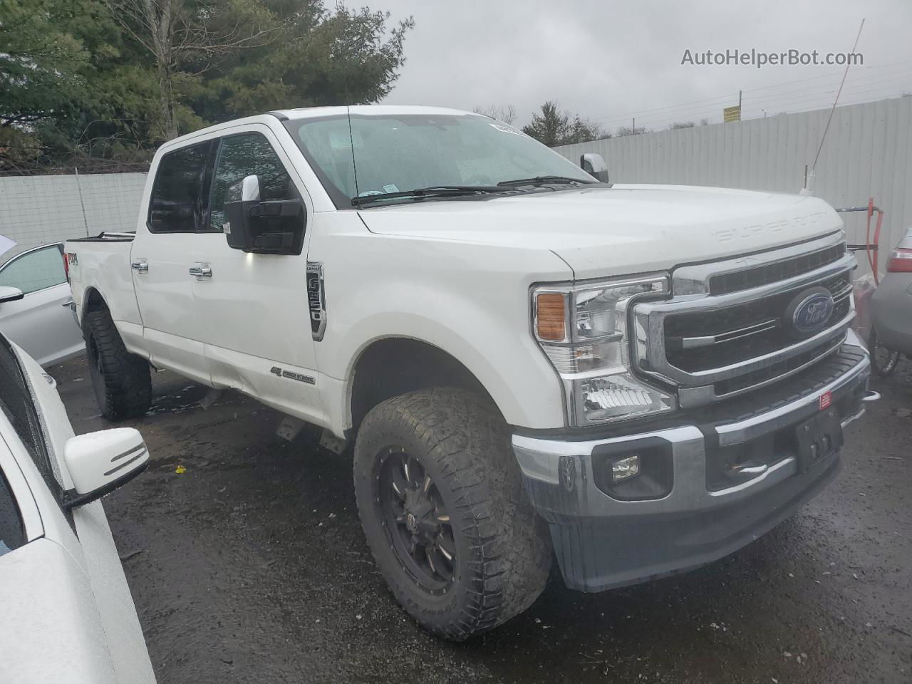 2020 Ford F350 Super Duty White vin: 1FT8W3BT5LEE37428