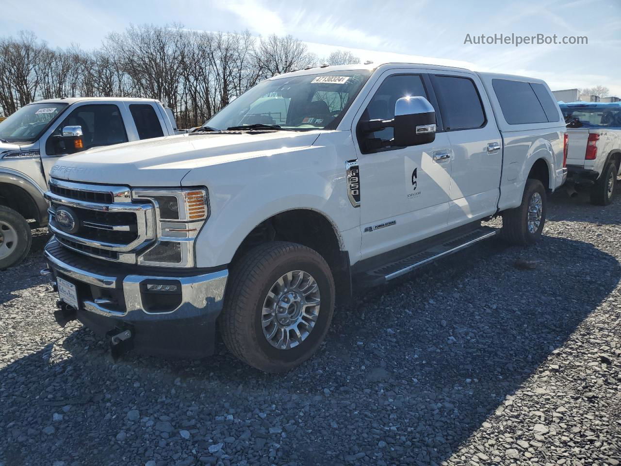 2020 Ford F350 Super Duty White vin: 1FT8W3BT5LEE71479