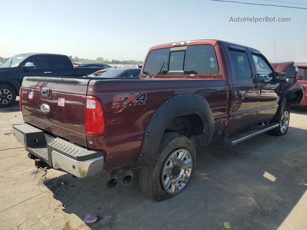 2016 Ford F350 Super Duty Burgundy vin: 1FT8W3BT6GEC09573