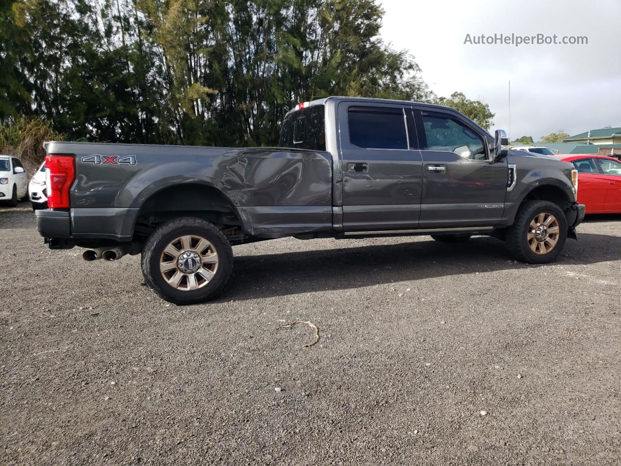 2017 Ford F350 Super Duty Charcoal vin: 1FT8W3BT6HEE83809