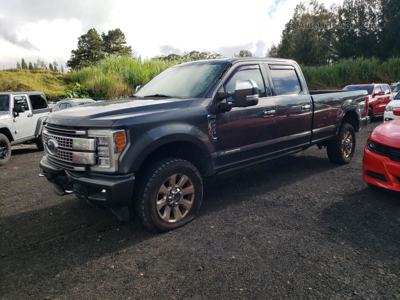 2017 Ford F350 Super Duty Charcoal vin: 1FT8W3BT6HEE83809