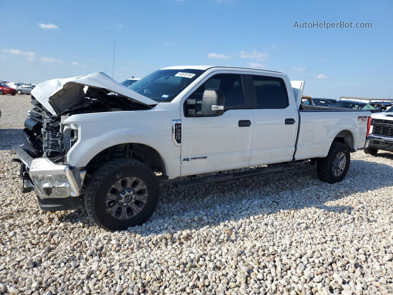 2019 Ford F350 Super Duty White vin: 1FT8W3BT6KEG38818