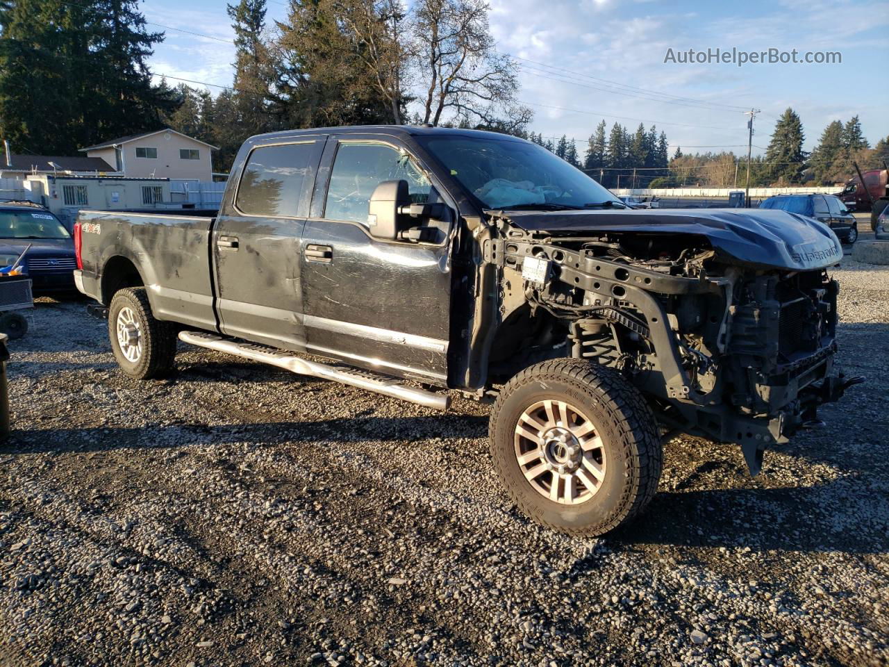 2019 Ford F350 Super Duty Black vin: 1FT8W3BT6KEG45381